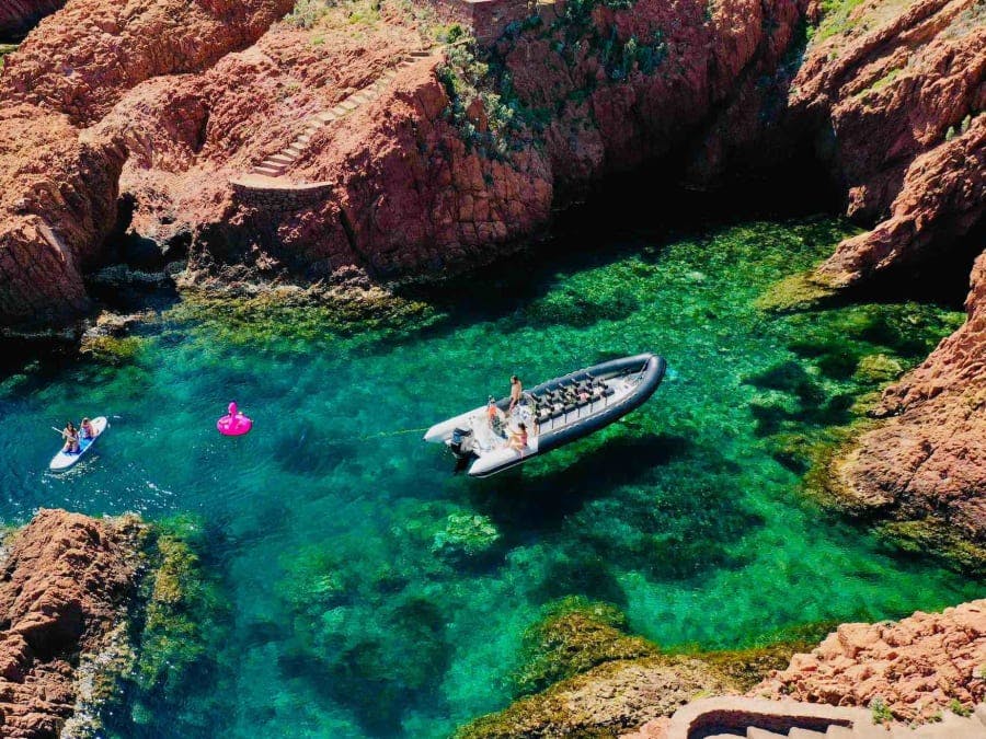 Balade en semi-rigide l'Esterel