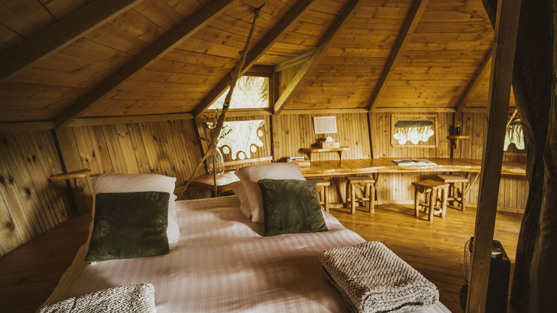 Cabane perchée pour 6 personnes