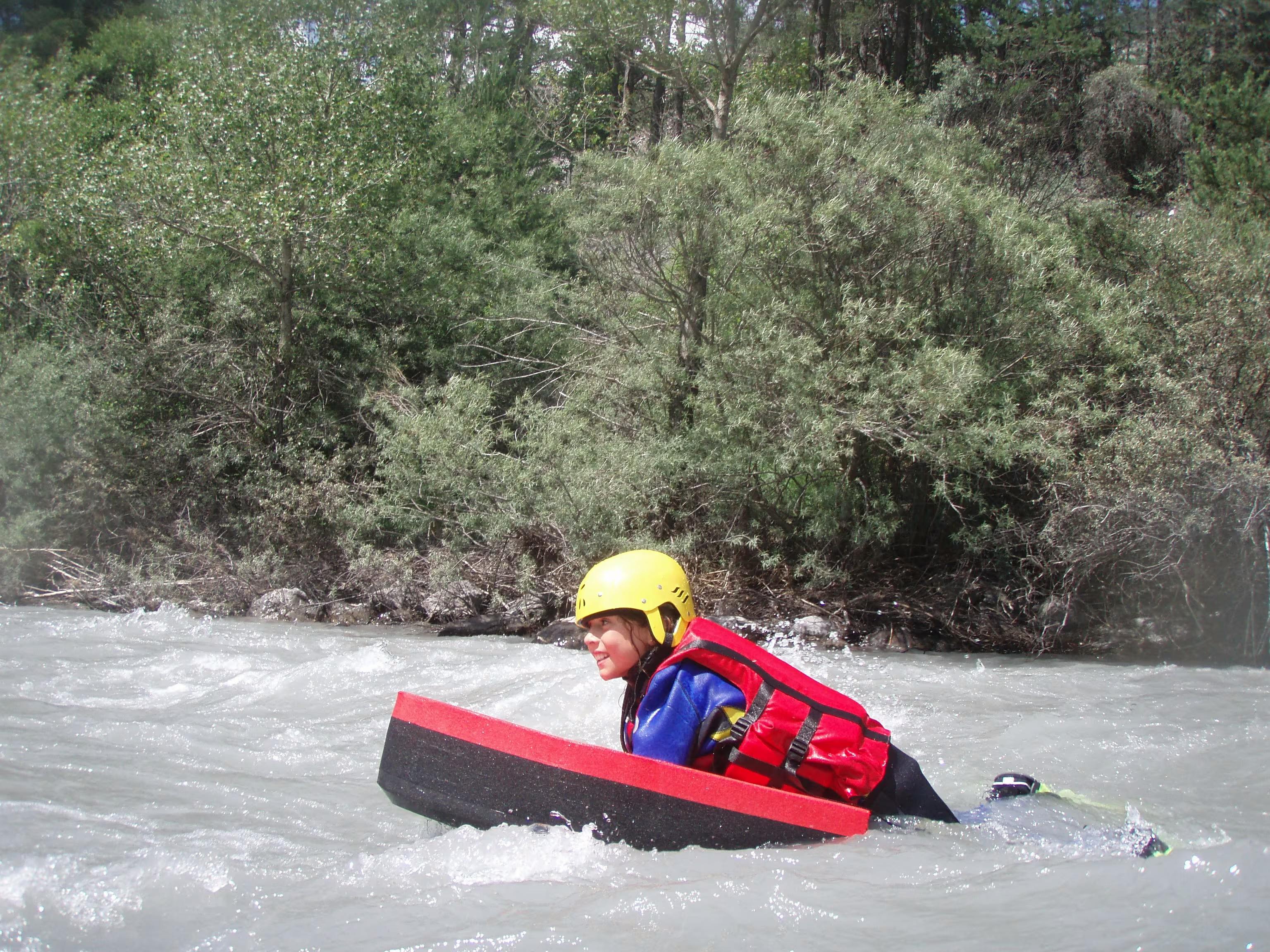 Descente en Hydrospeed de la Rivière Ubaye près de Barcelonnette