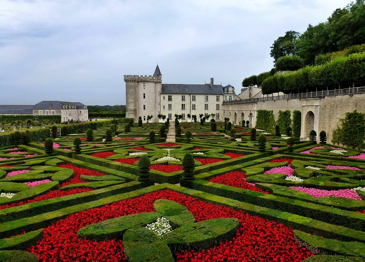 Jardins du chateau de Villandry - Chateaux de la Loire en famille