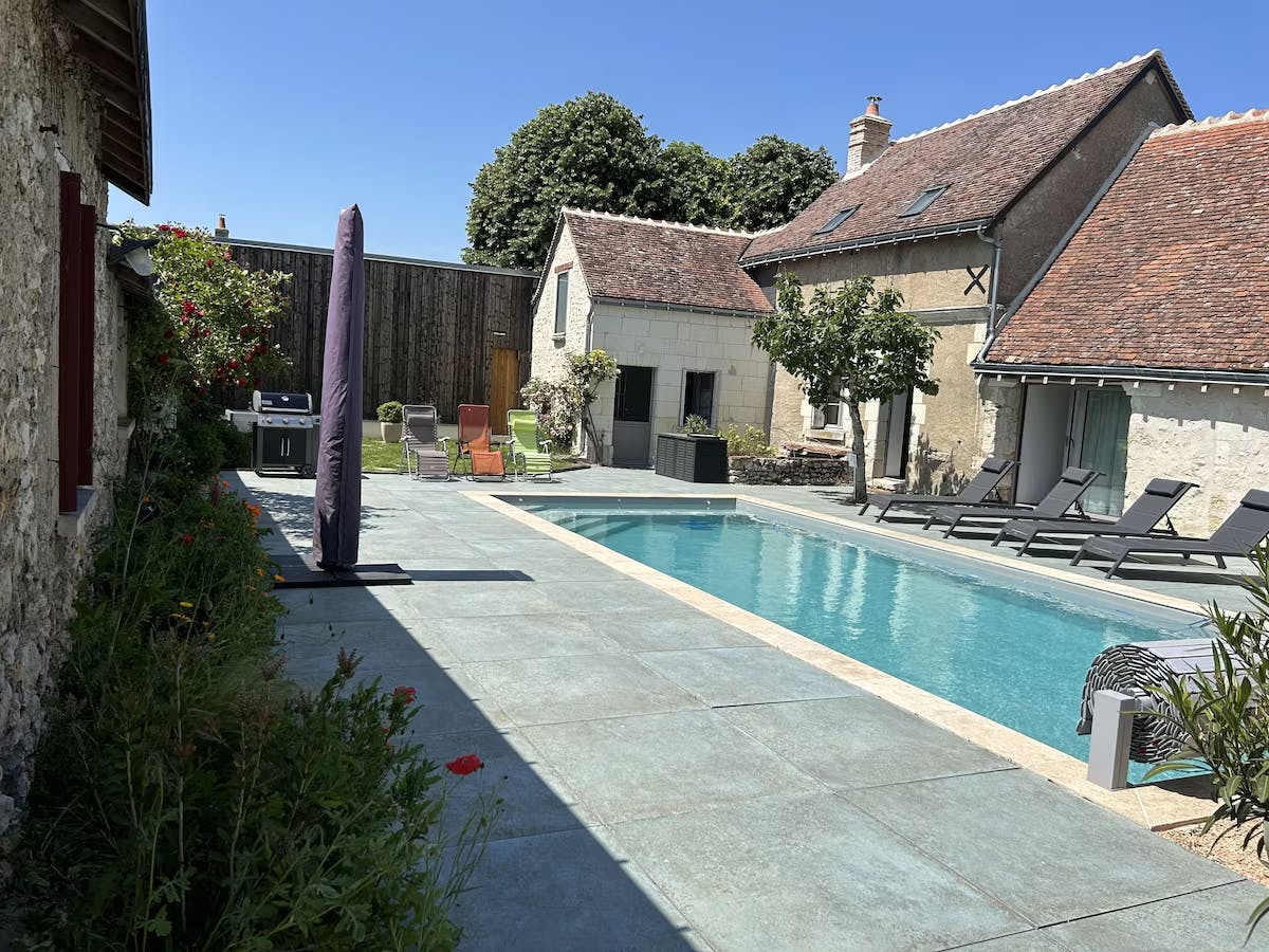 gîtes avec piscine chauffée Loire