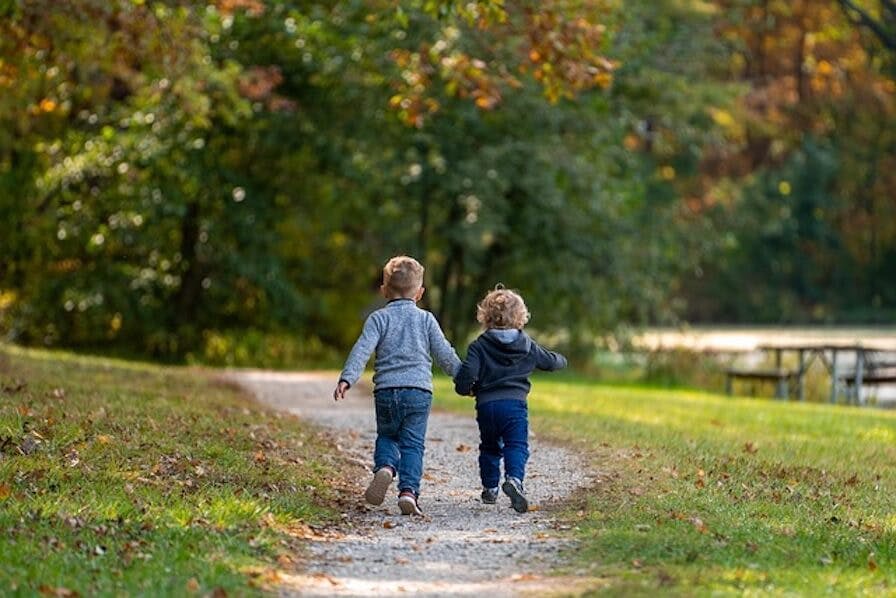 voyager avec des enfants