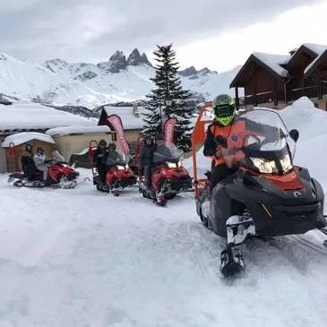 Randonnée en scooter des neiges Albiez-Montrond 73