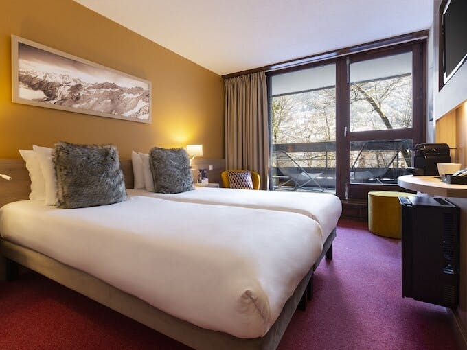 chambre hôtel Mont Blanc tout inclus