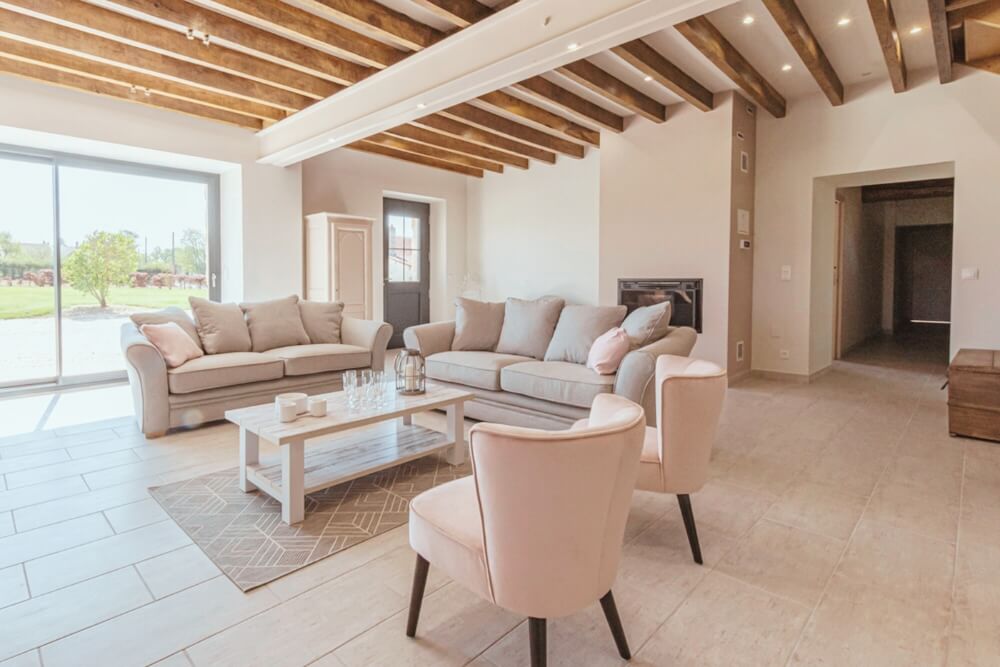 Gîte de groupe kidsfriendly avec grand salon