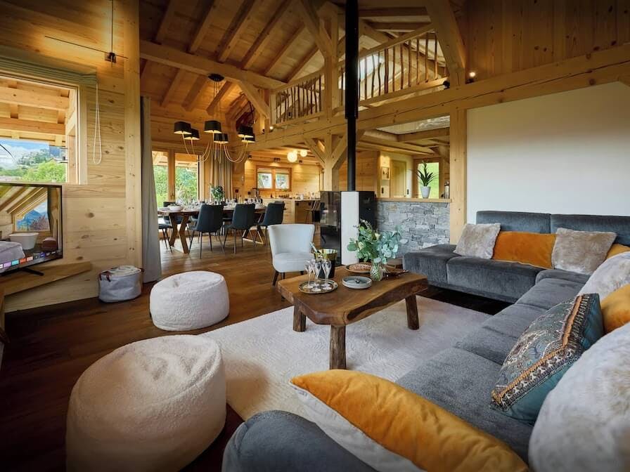 Chalet 10 personnes Mont Blanc salle de jeux