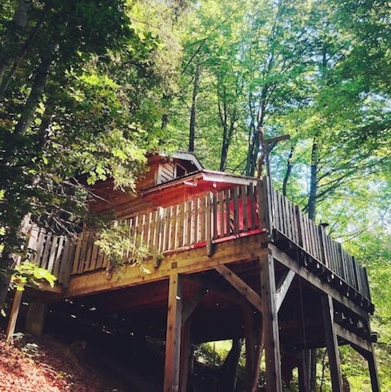cabane charlotte perchée 5 personnes Alpes