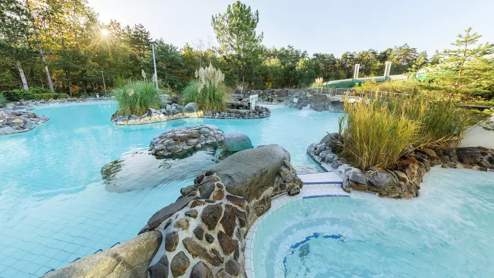 piscine extérieure chauffée center parcs