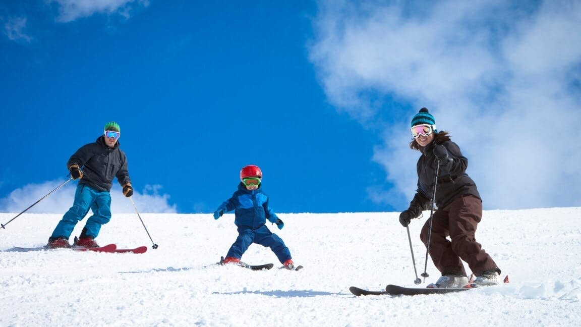 Skier haute maurienne famille