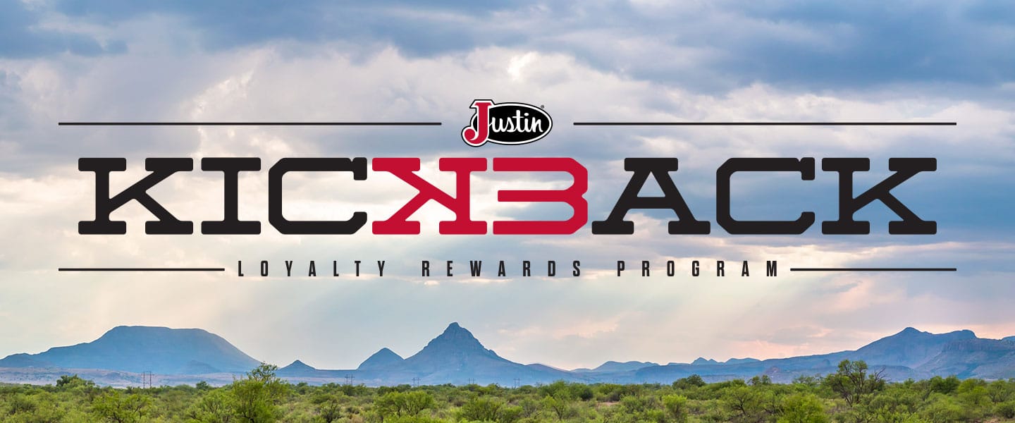 Justin Kickback Loyalty Rewards Program