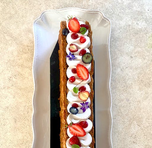 Mille Feuilles au fruits réalisé par Justine Pâtisseries