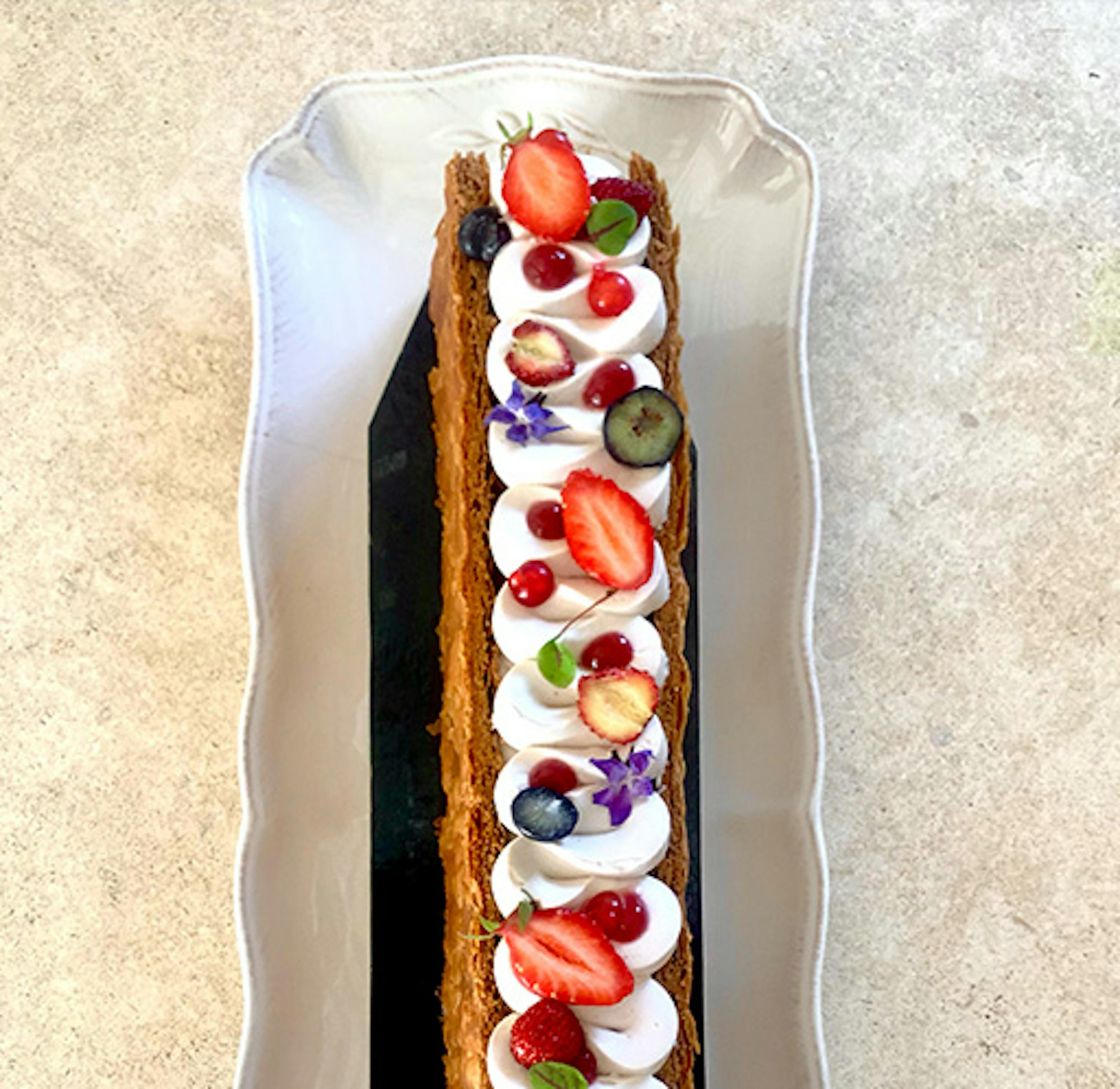 Mille Feuilles au fruits réalisé par Justine Pâtisseries