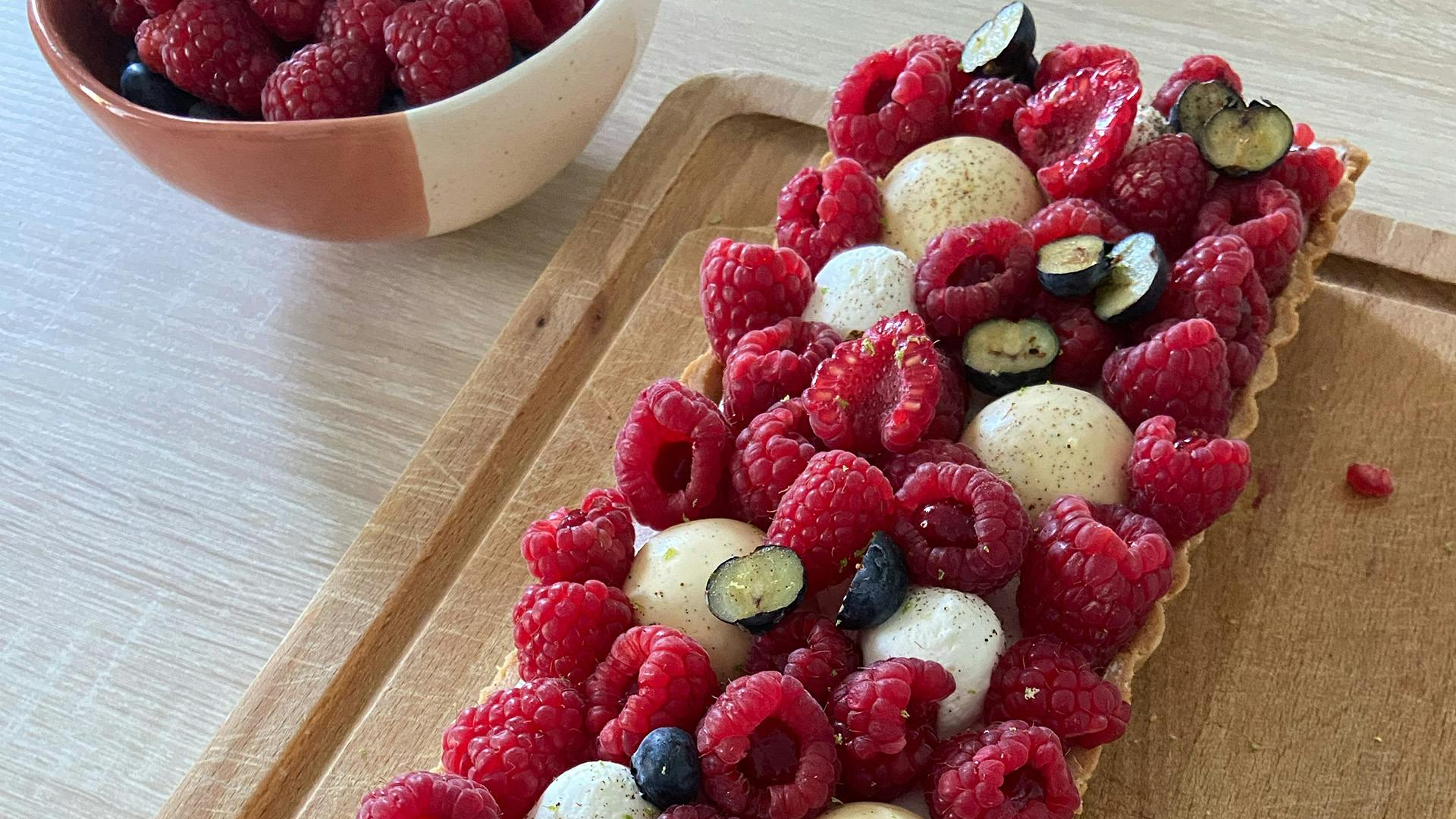 raspberry tart