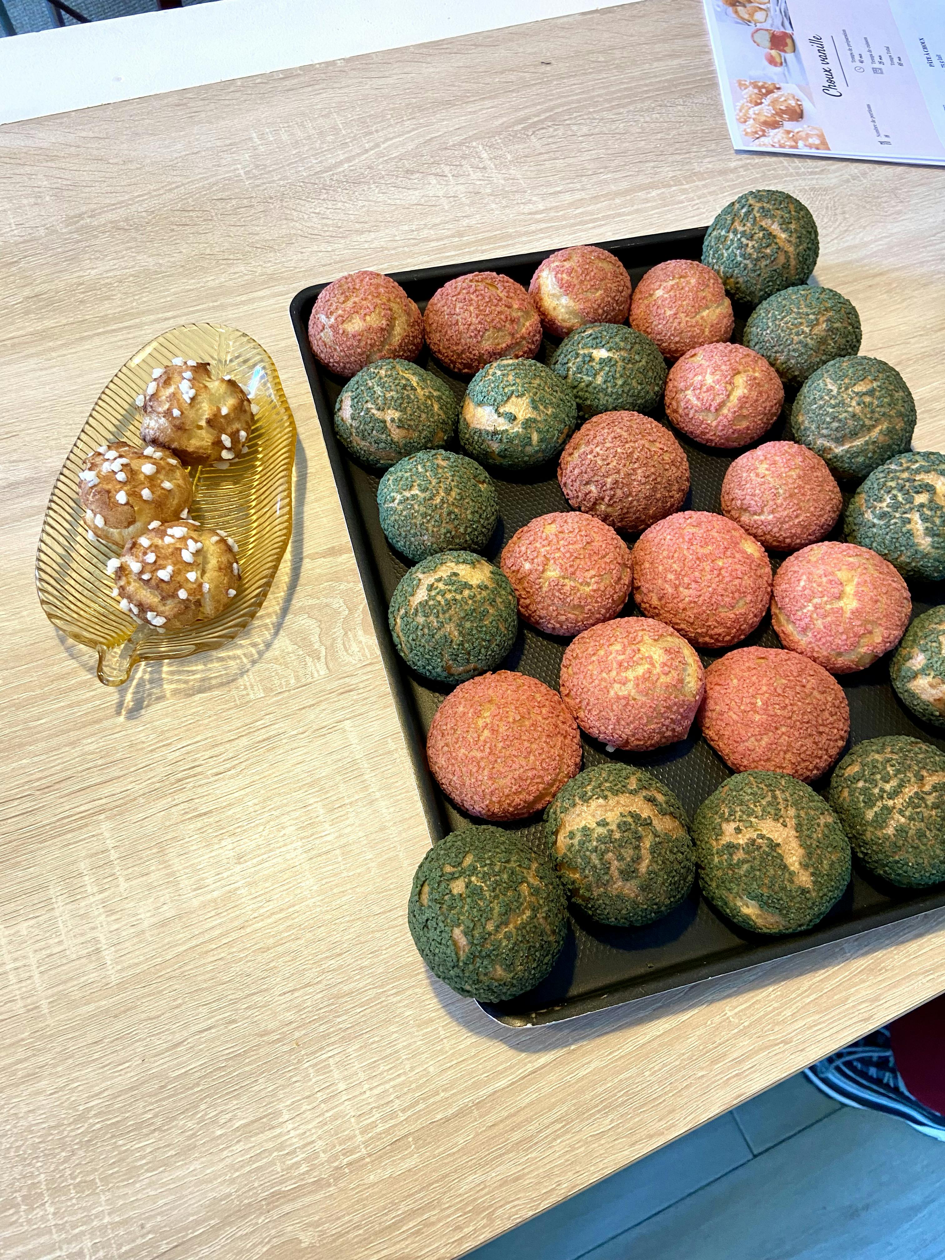 Funny cream puffs by Justine Patisseries