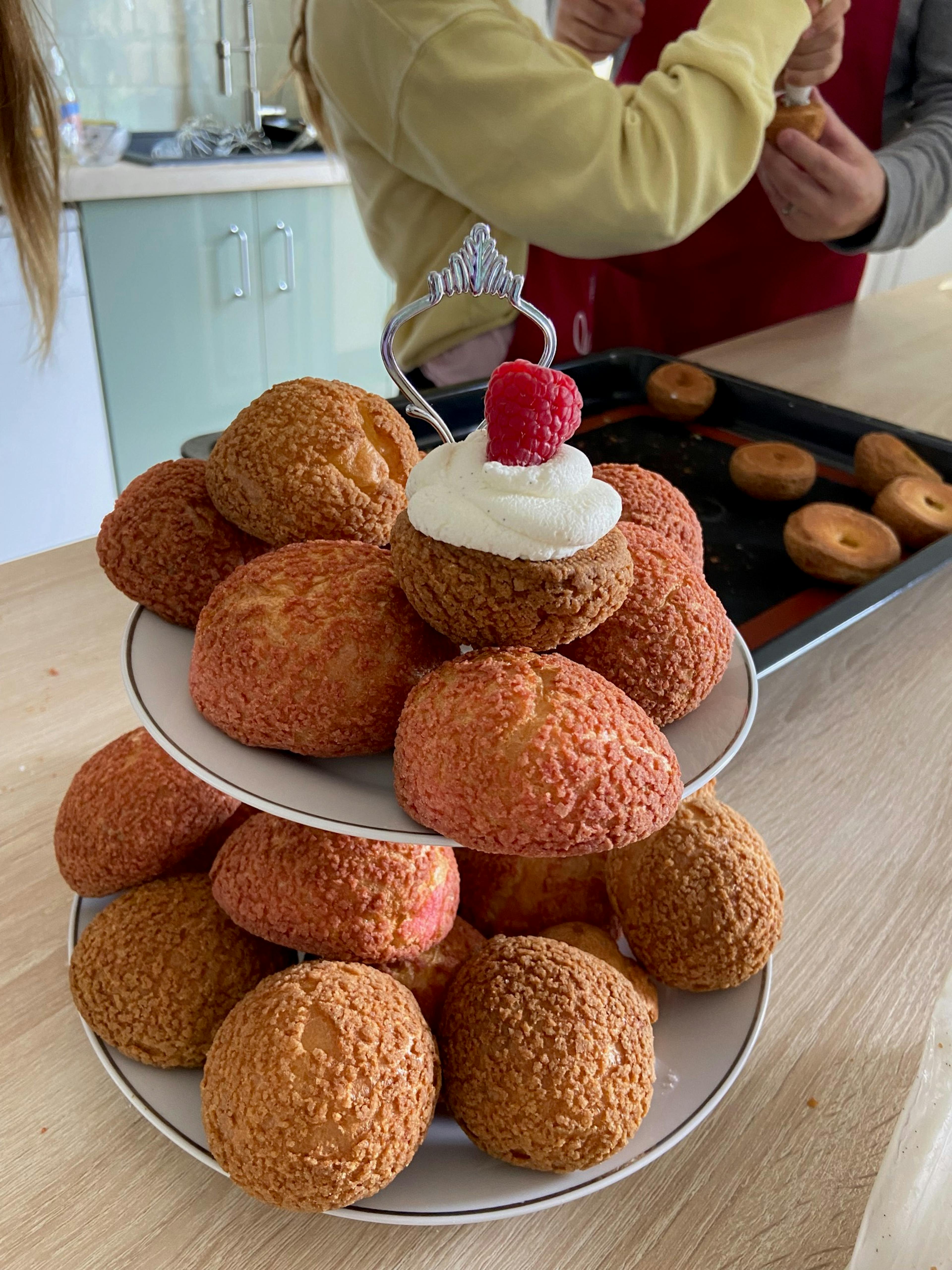 cream puffs with kids
