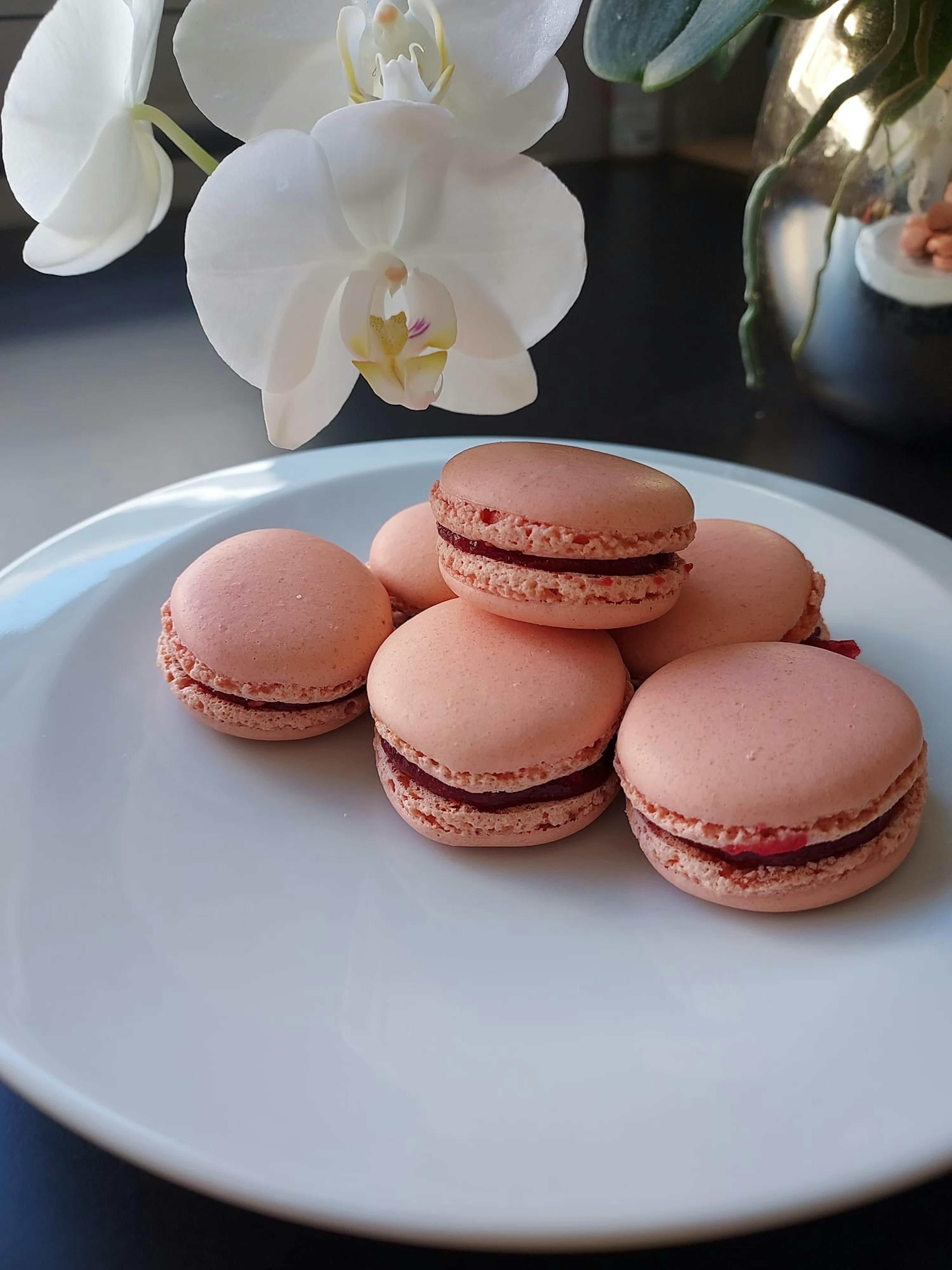 macaron framboise
