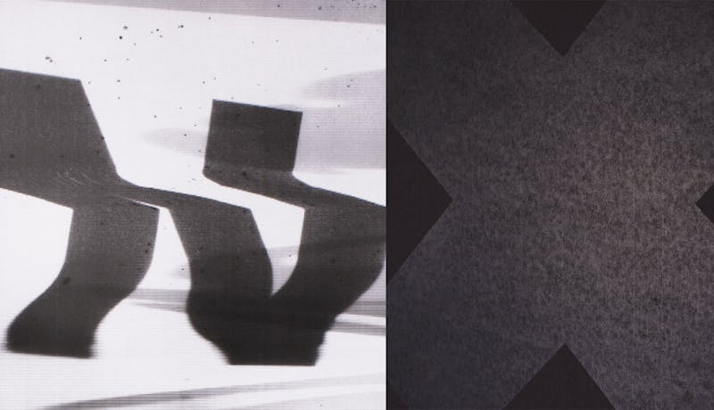 zoom on printing textures on posters