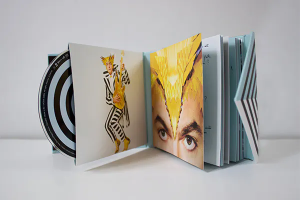 inside of the album