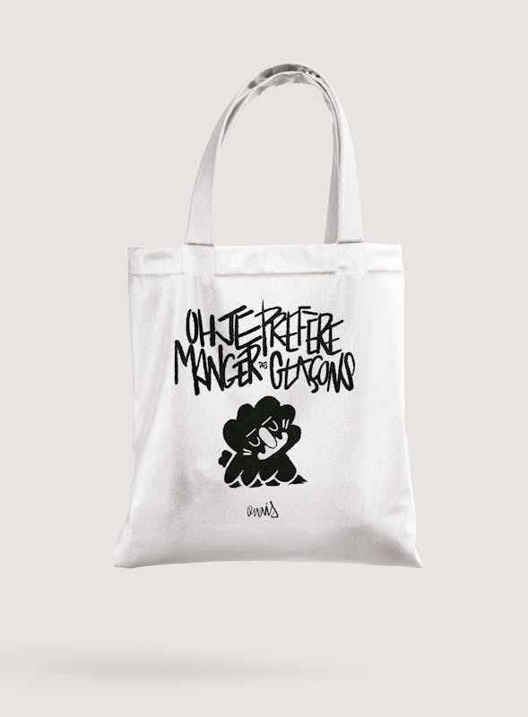 tote bag with illustration
