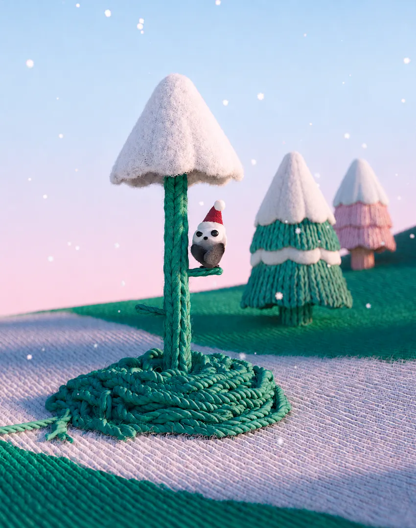 screen shot of owl in tree from arte video