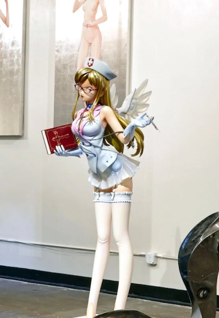 Tekashi Murakami sculpture at Just One Eye
