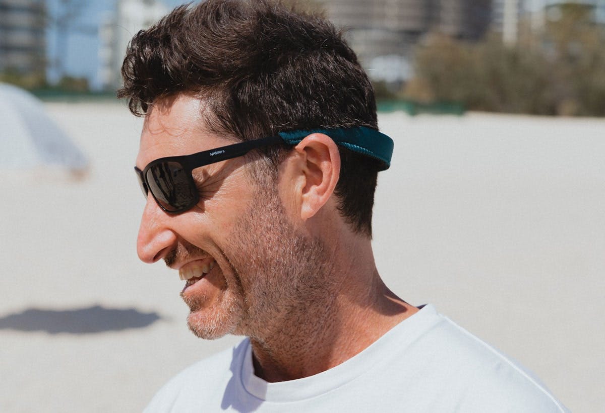 Man wearing Spotters sunglasses