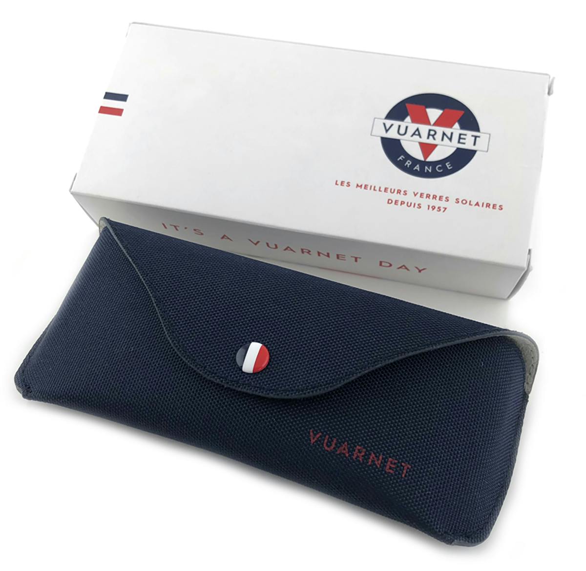 Vuarnet Cable Car Round Matte Black, Red/Pure Blue Red Flash Mirror Lenses