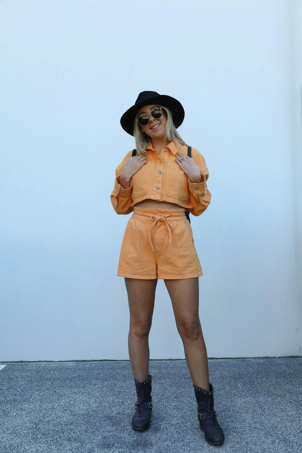 Olivia wearing Carve Heidi sunglasses