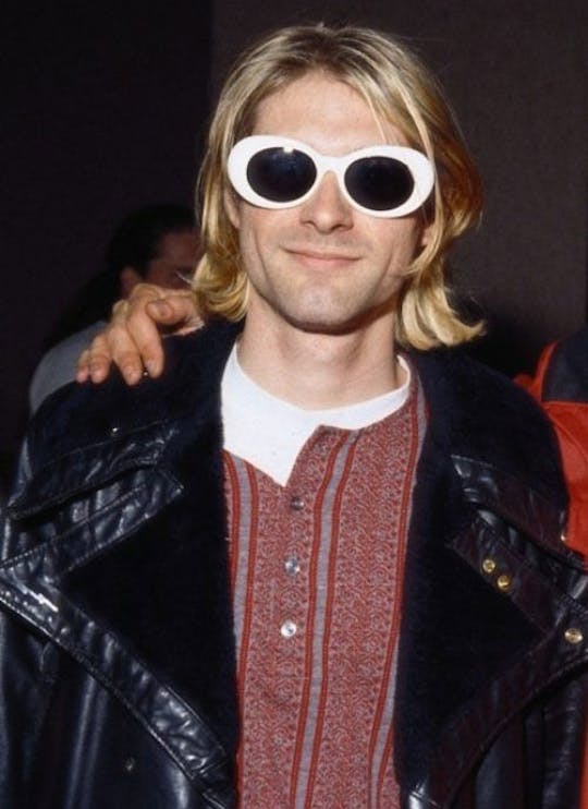 Kurt Cobain wearing sunglasses