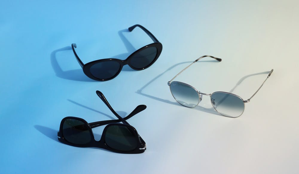 Glass sunglasses