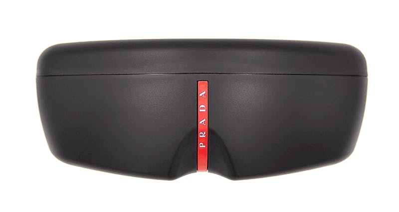 Prada Linea Rossa PS54WS Black Rubber/Blue Lenses