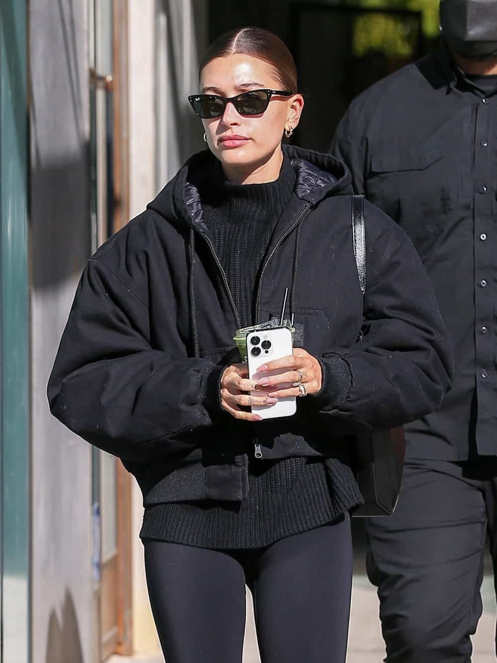 saint laurent hailey bieber sunglasses