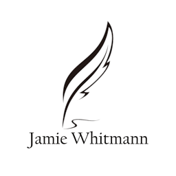 Jamie Whitmann Author logo with a quill