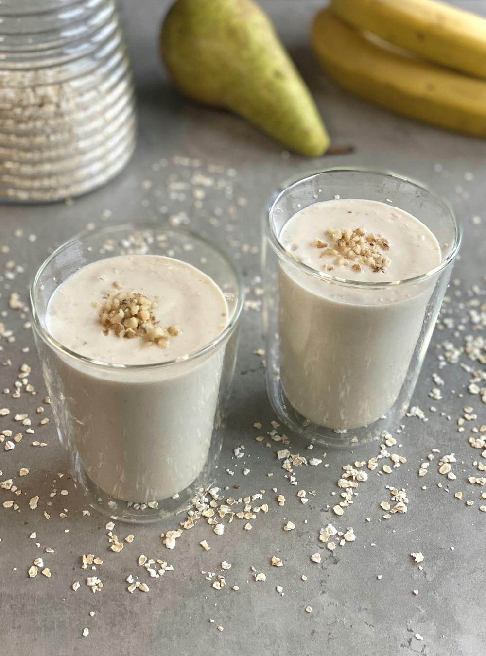 Smoothie z gruszką i serkiem wiejskim