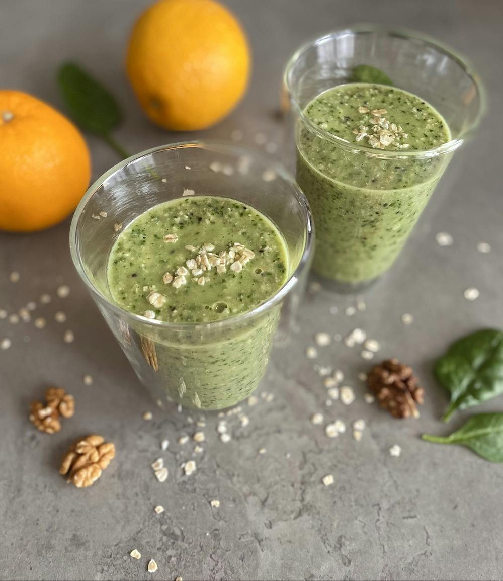 Smoothie z kiwi i pomarańczą