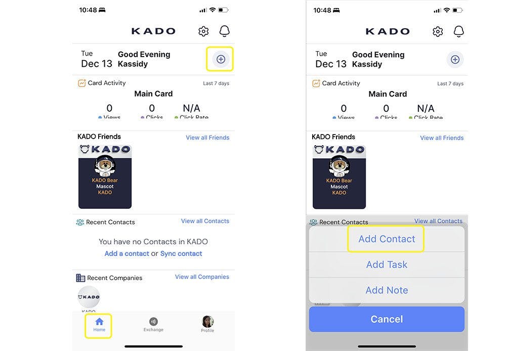 KADO Networks Digital Business Card Review [2023] stepbystep KADO