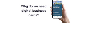 Why do we need digital business cards?