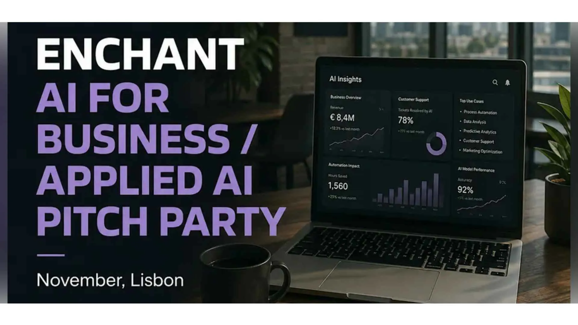 Banner for the AI Business Applied AI event