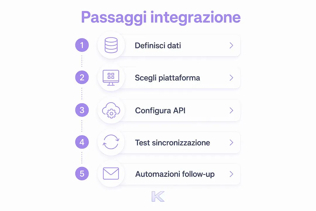 Infografica: come integrare i biglietti digitali nel tuo CRM, spiegato passo dopo passo