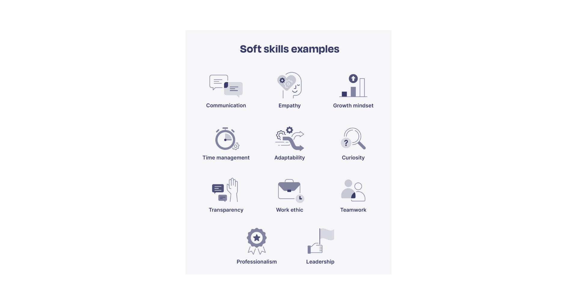 soft skills examples