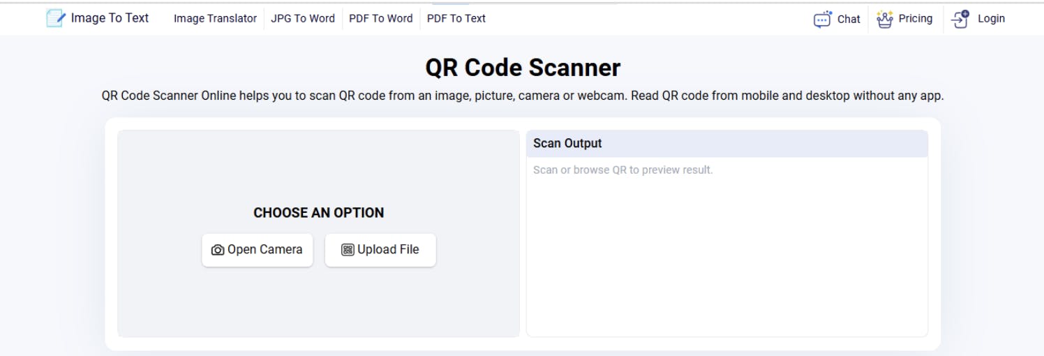 qr code scanner