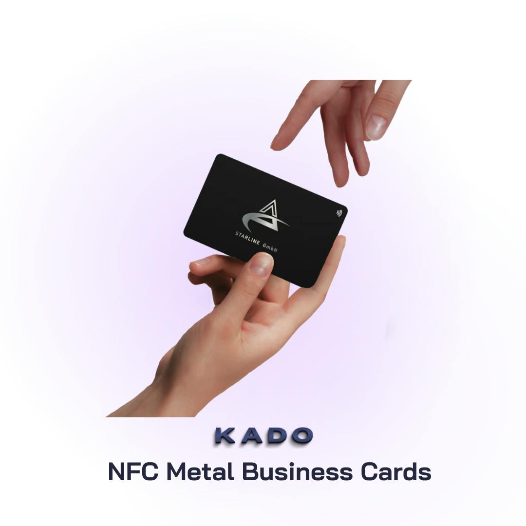 hands with a business card

