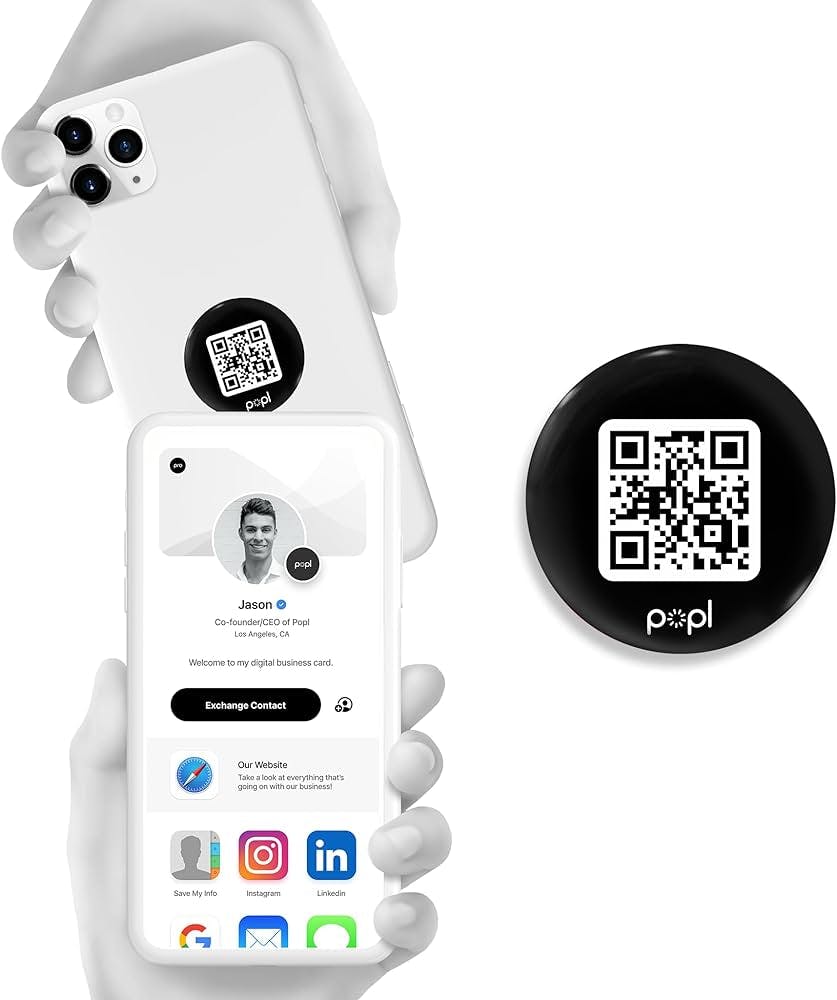 popl digital business cards