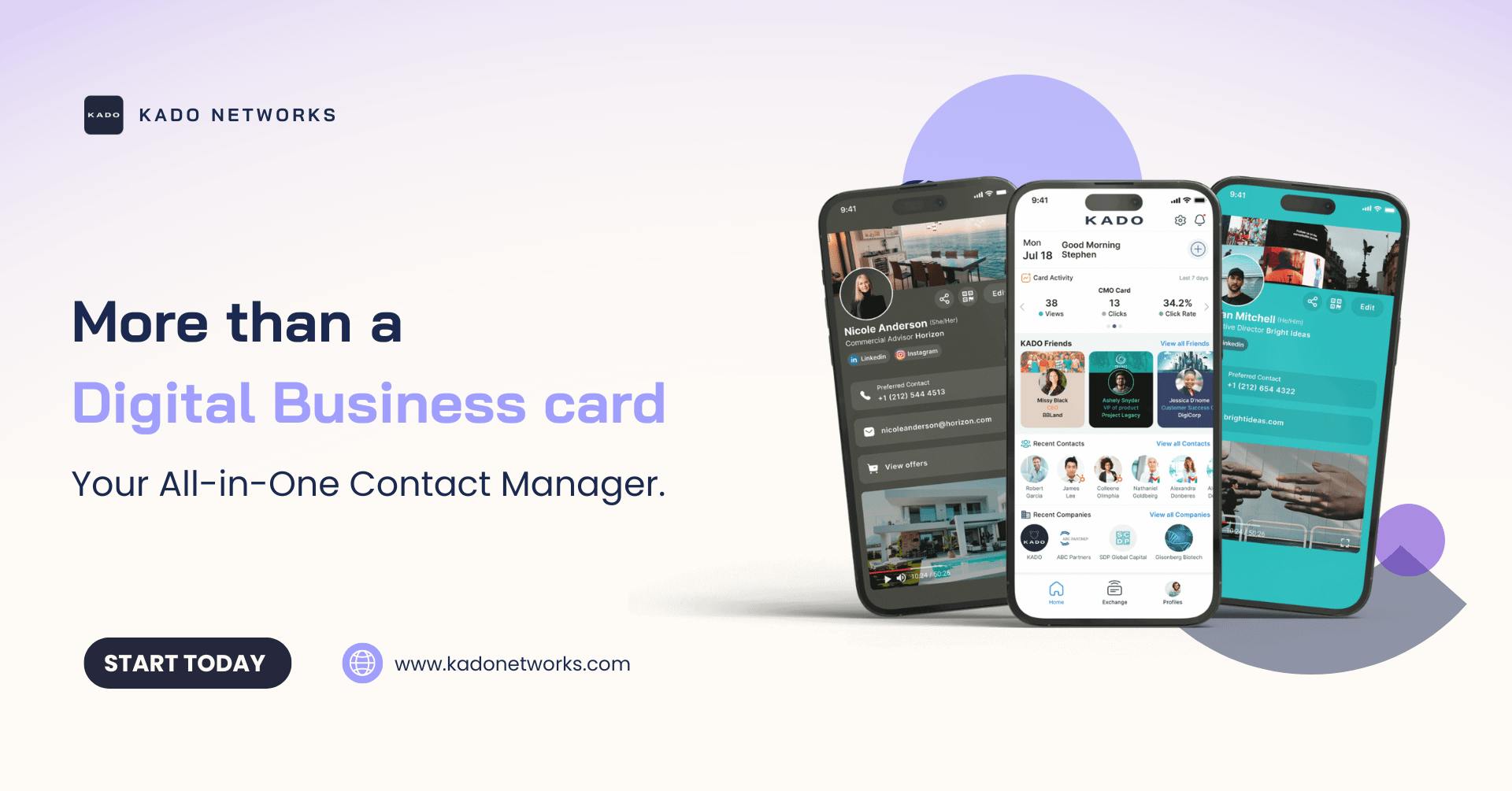 KADO digital business cards 