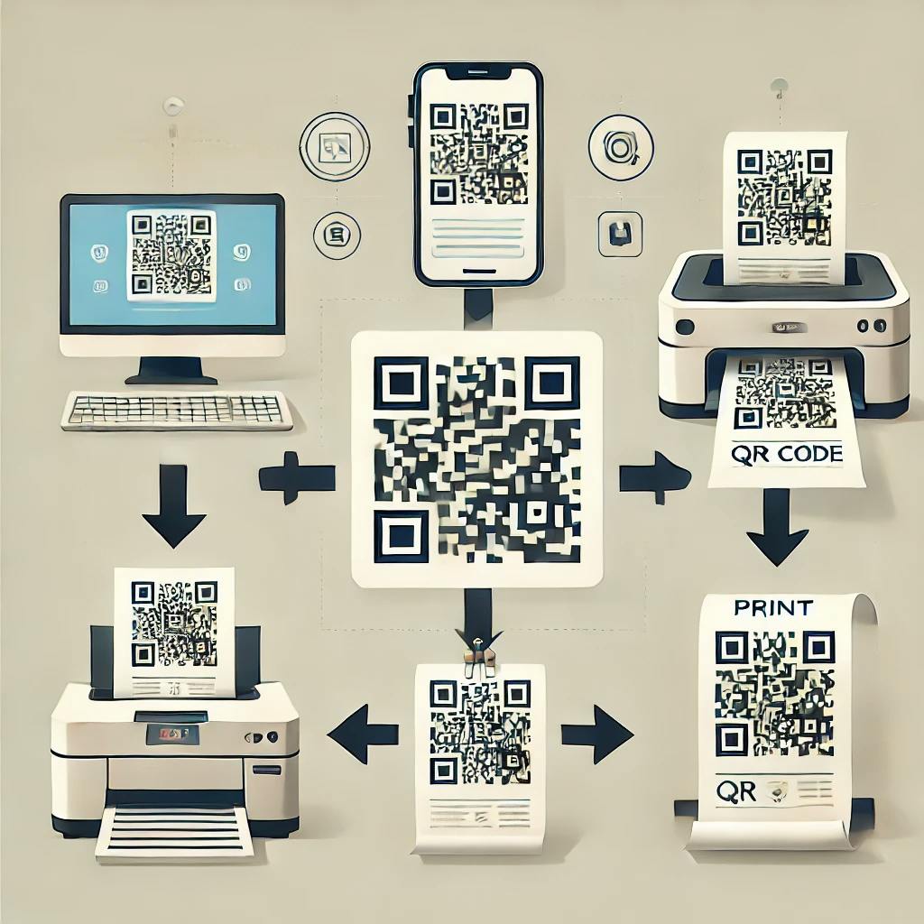 printing qr codes