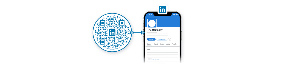 linkedin qr code