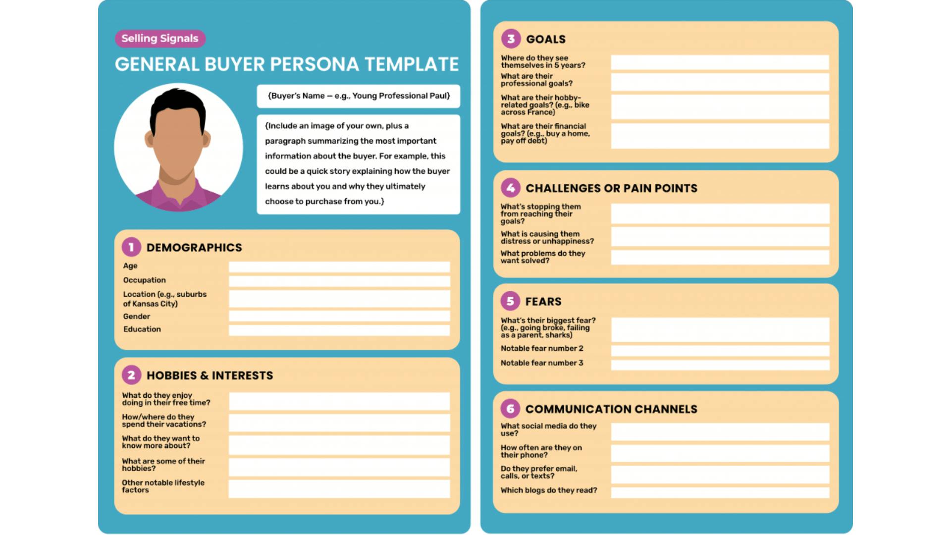 Buyer persona template