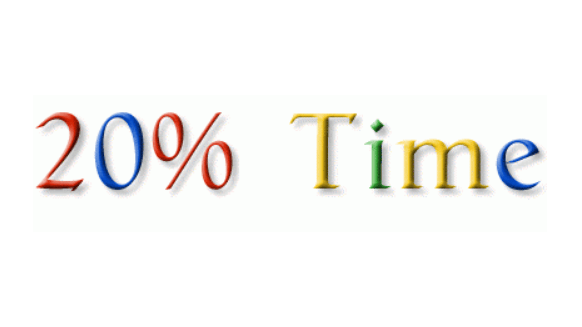 google's 20% time
