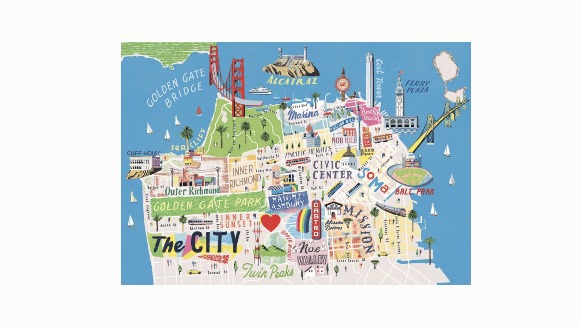 san francisco map guide