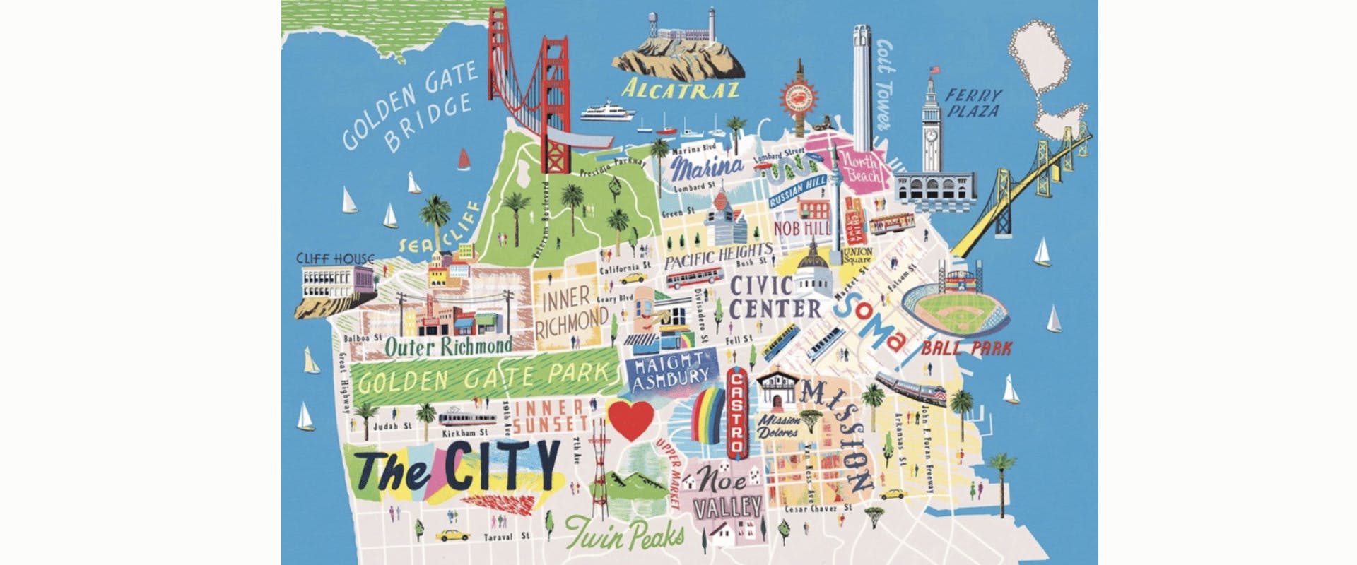 san francisco map guide